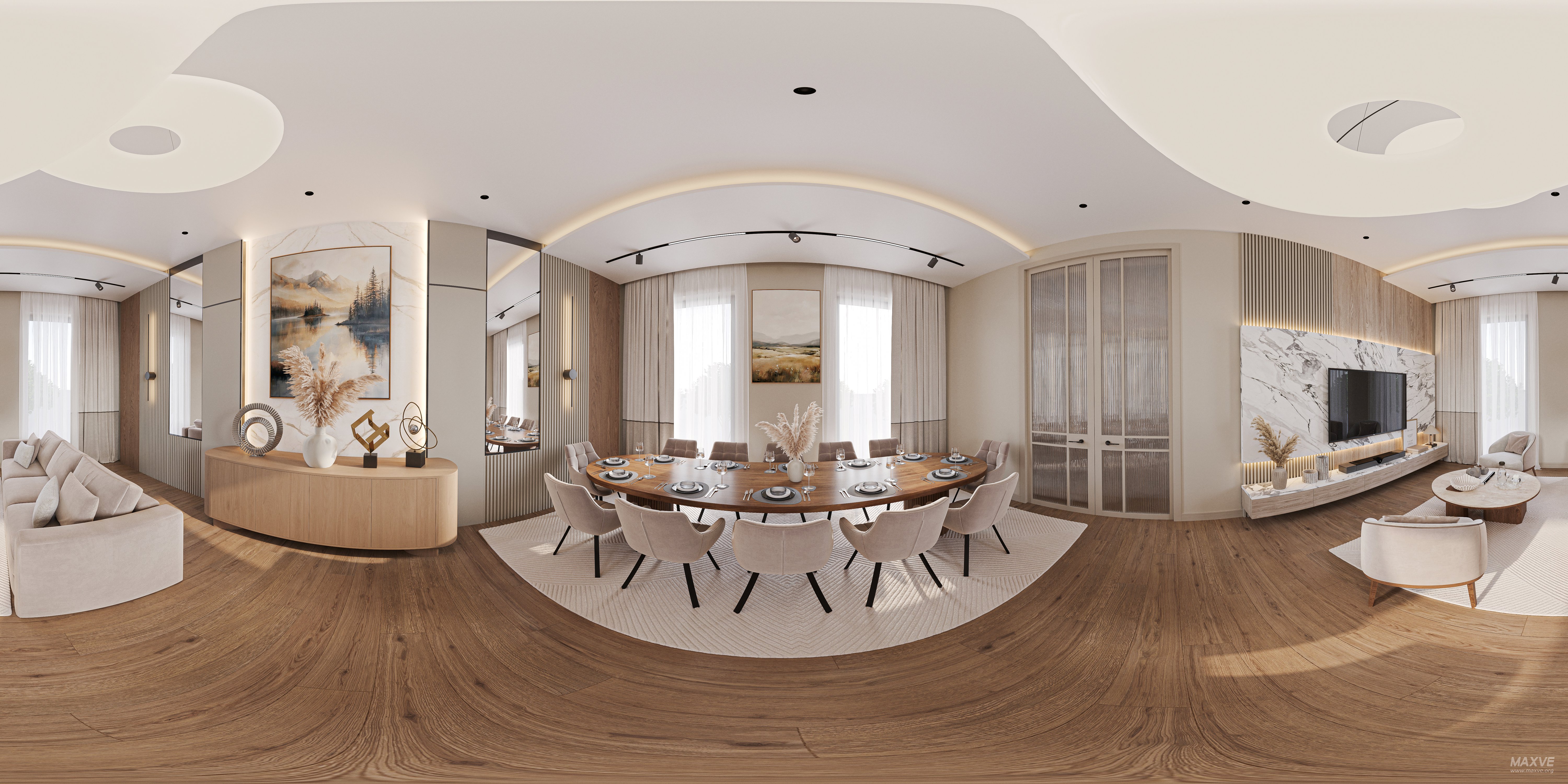 Living Room - 360° Thumbnail