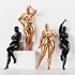 Black plus size female mannequin 4 Pose Await Enticing Standing - Thumbnail 1