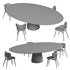 The Dining Chair And MATERIC Table By Porro - Thumbnail 3