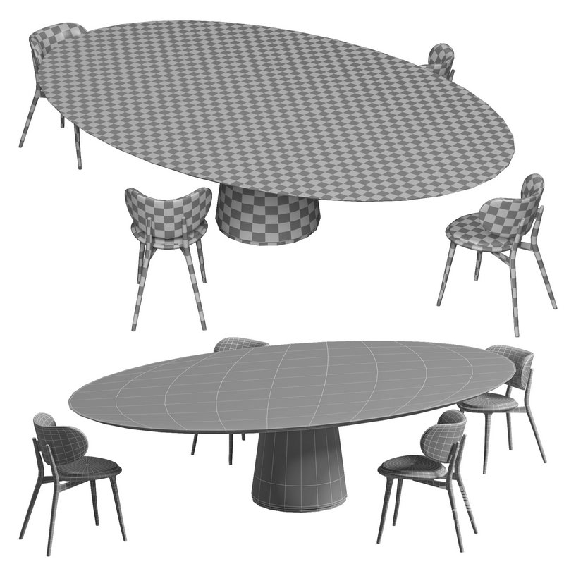 The Dining Chair And MATERIC Table By Porro - Image 3