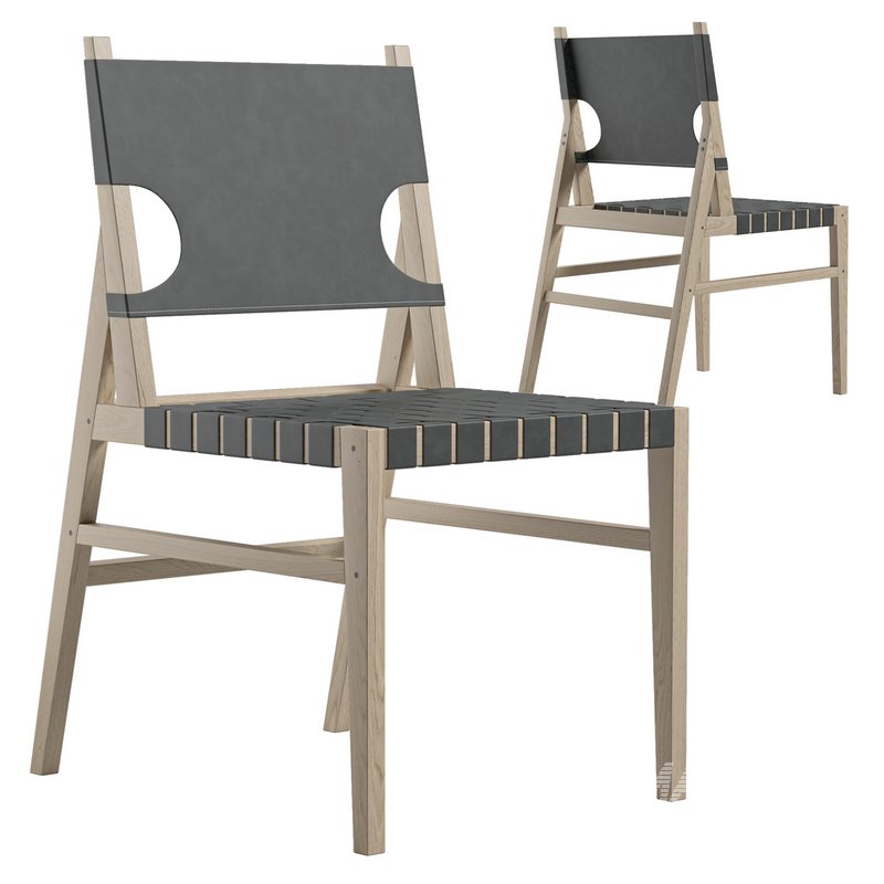 JENSEN LEATHER DINING CHAIR - Image 3