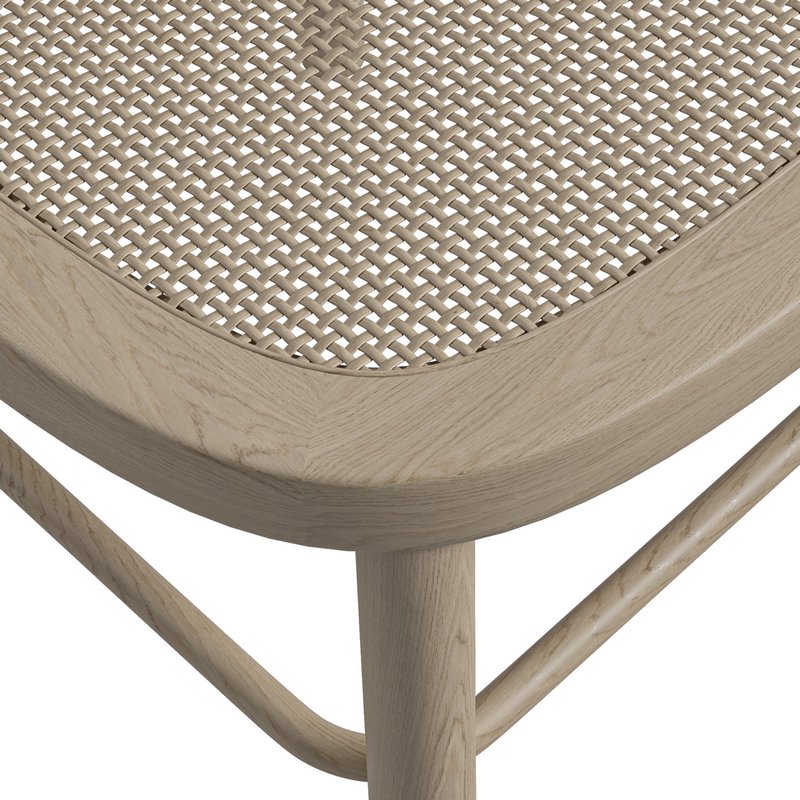 ELLISON RATTAN BACK DINING CHAIR - Image 3