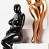 Black plus size female mannequin 4 Pose Await Enticing Standing - Thumbnail 4
