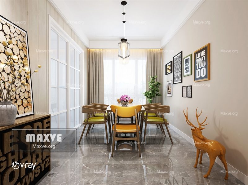 Kitchen dining room 568 - Image 1