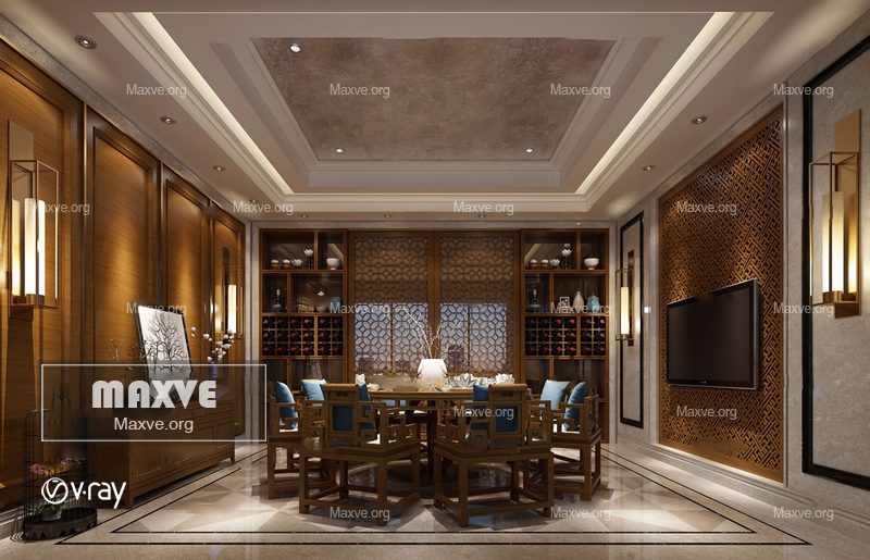 Kitchen dining room 1590 - Image 1