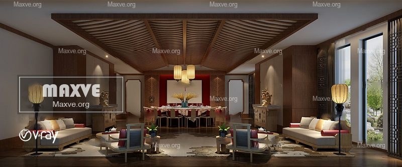 Kitchen dining room 1592 - Image 1