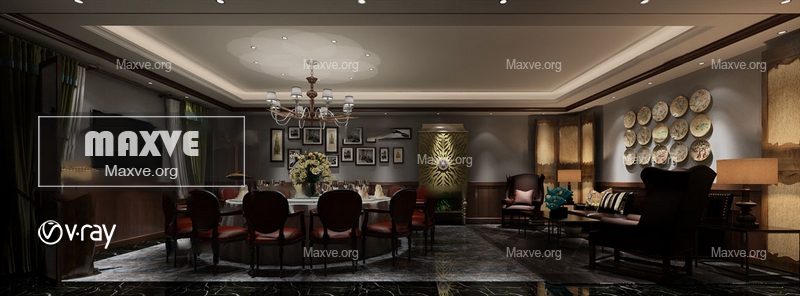 Kitchen dining room 1597 - Image 1