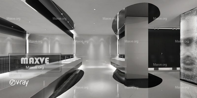 Bathroom scene 888 - Image 1