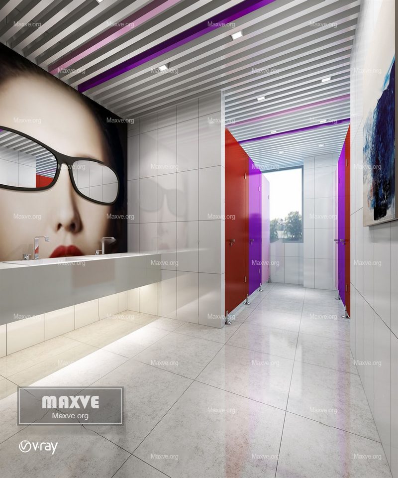 Bathroom scene 898 - Image 1