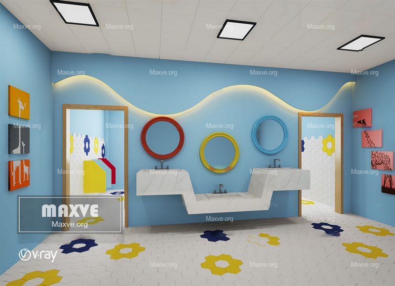 Bathroom scene 902 - Image 1