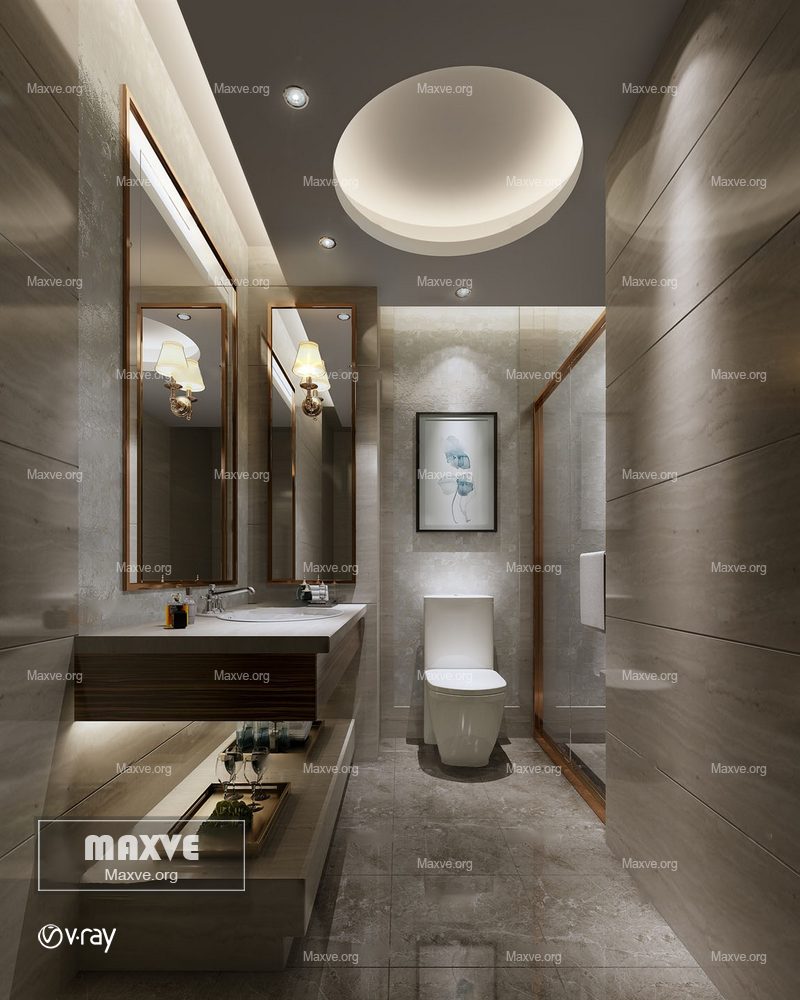 Bathroom scene 905 - Image 1