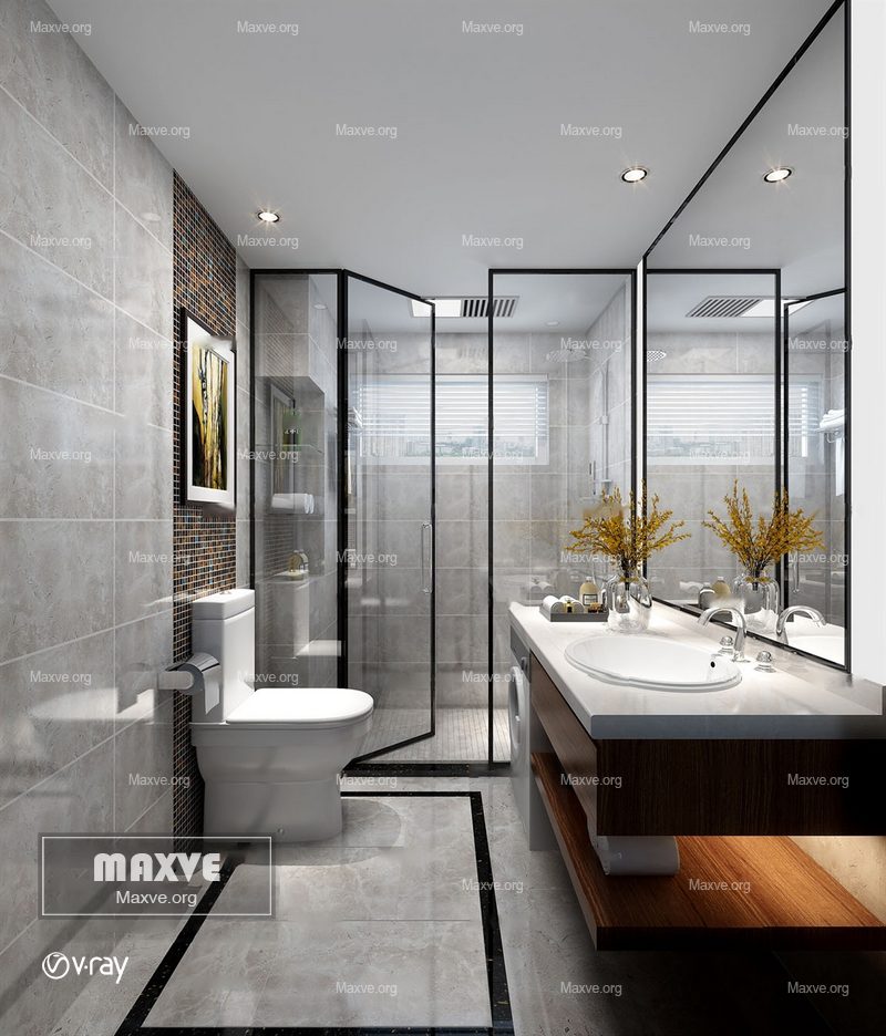 Bathroom scene 913 - Image 1