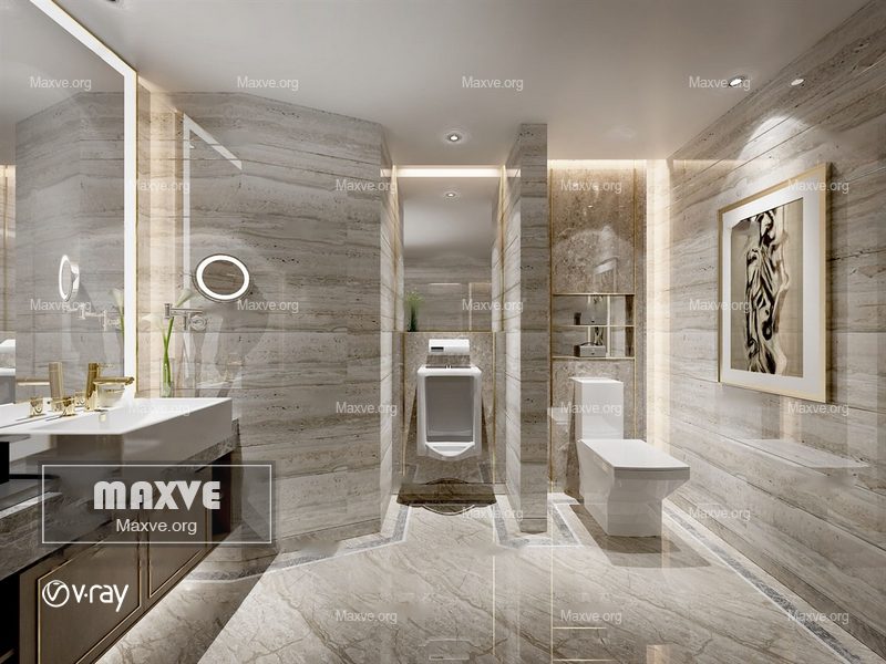 Bathroom scene 915 - Image 1