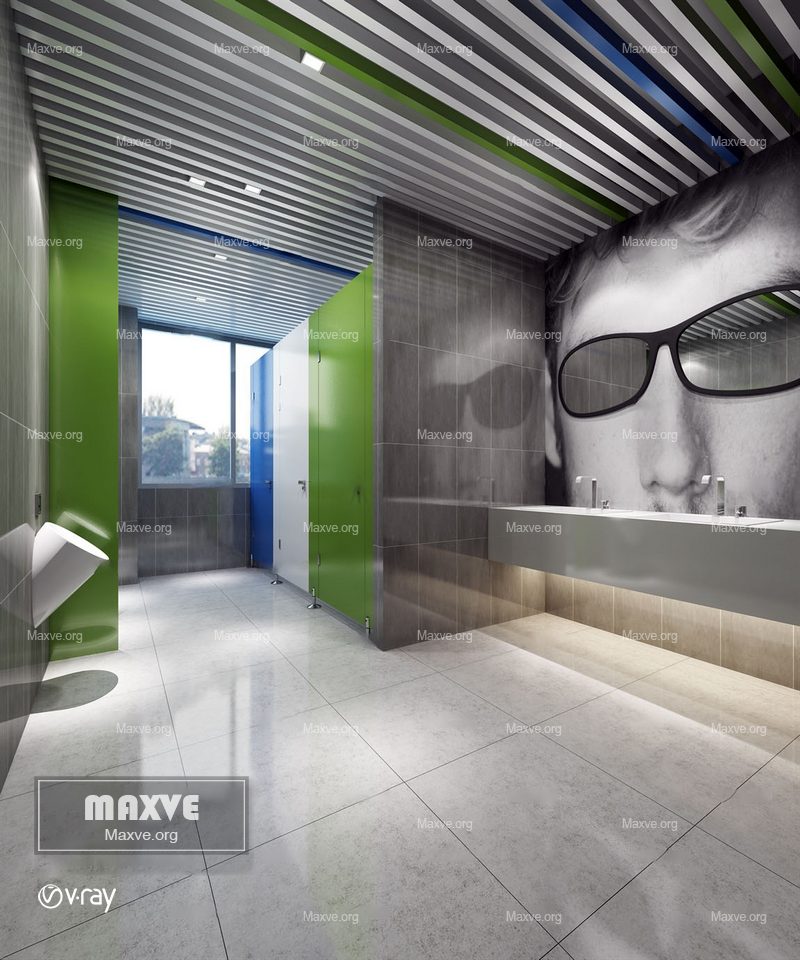 Bathroom scene 918 - Image 1