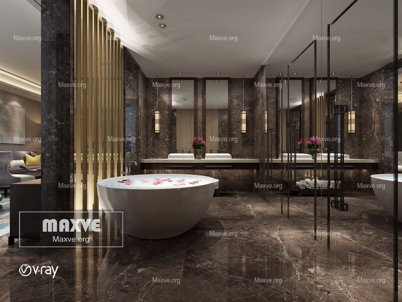 Bathroom scene 919 - Image 1