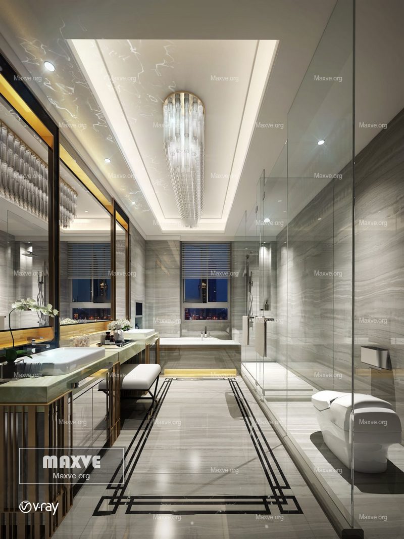 Bathroom scene 921 - Image 1