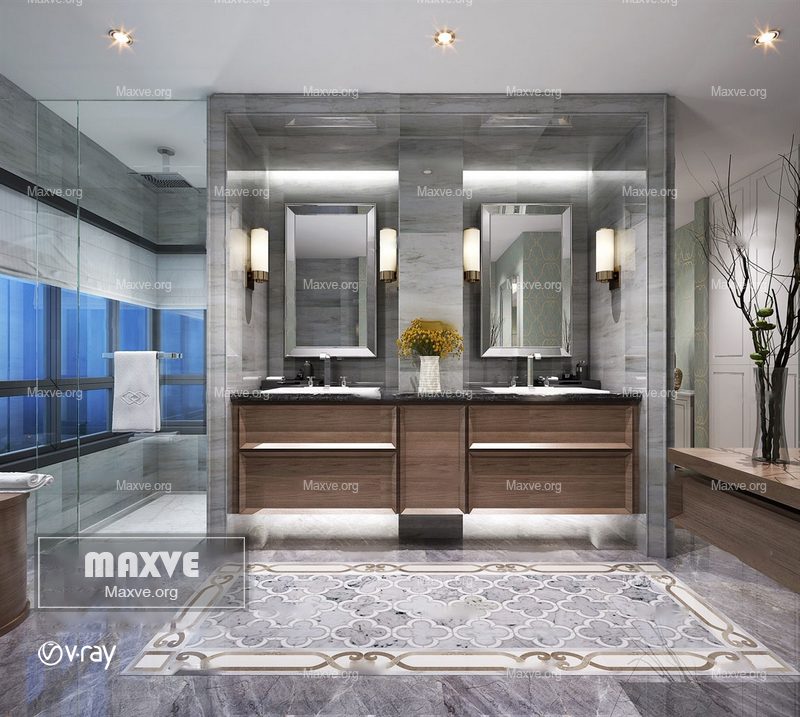 Bathroom scene 925 - Image 1