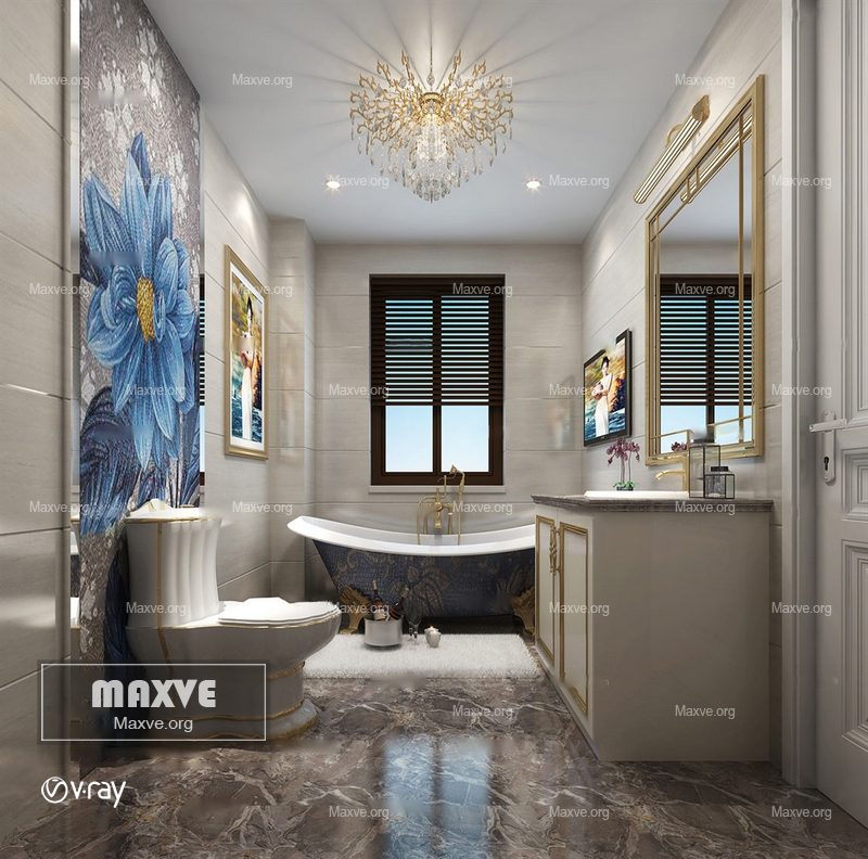 Bathroom scene 926 - Image 1