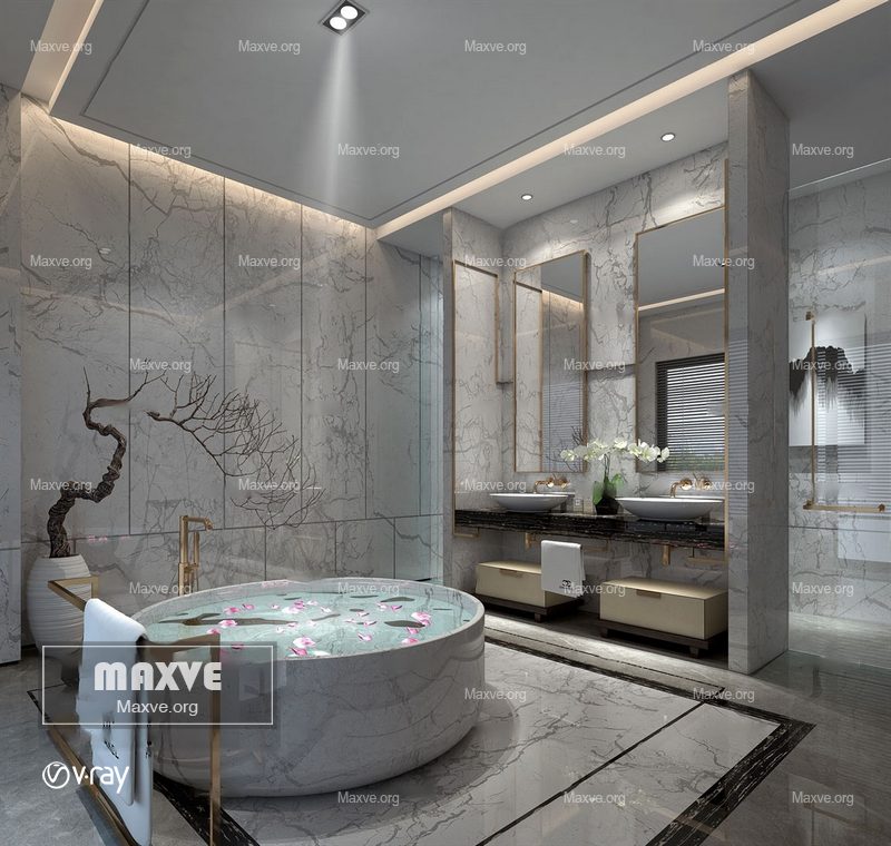 Bathroom scene 933 - Image 1