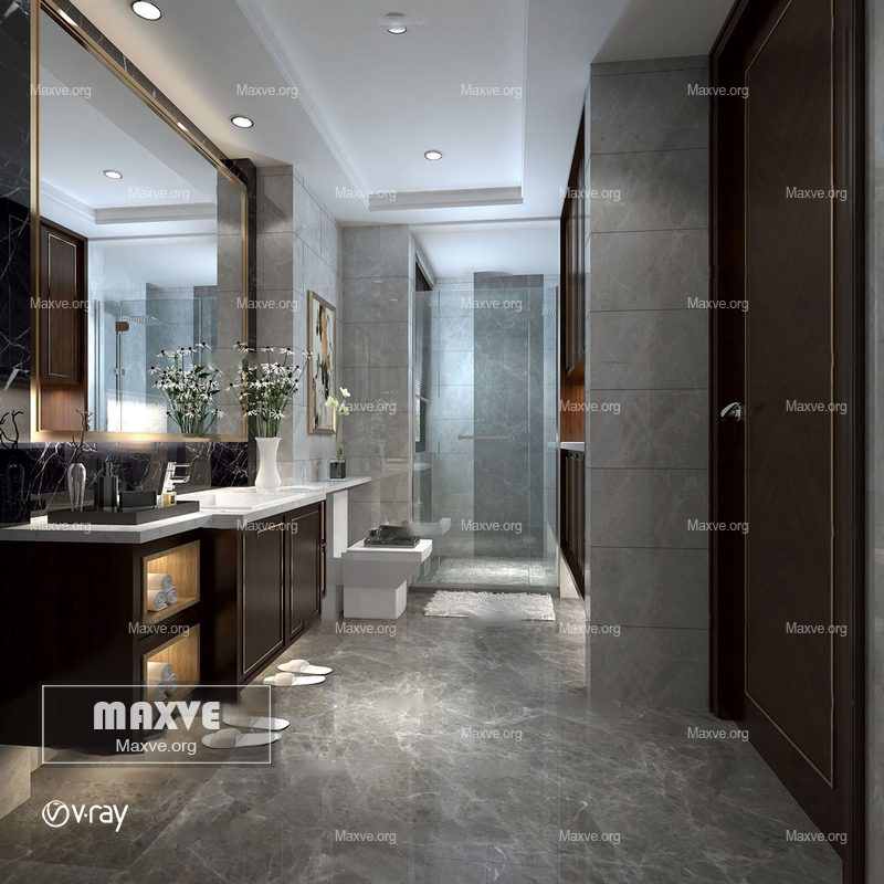 Bathroom scene 934 - Image 1