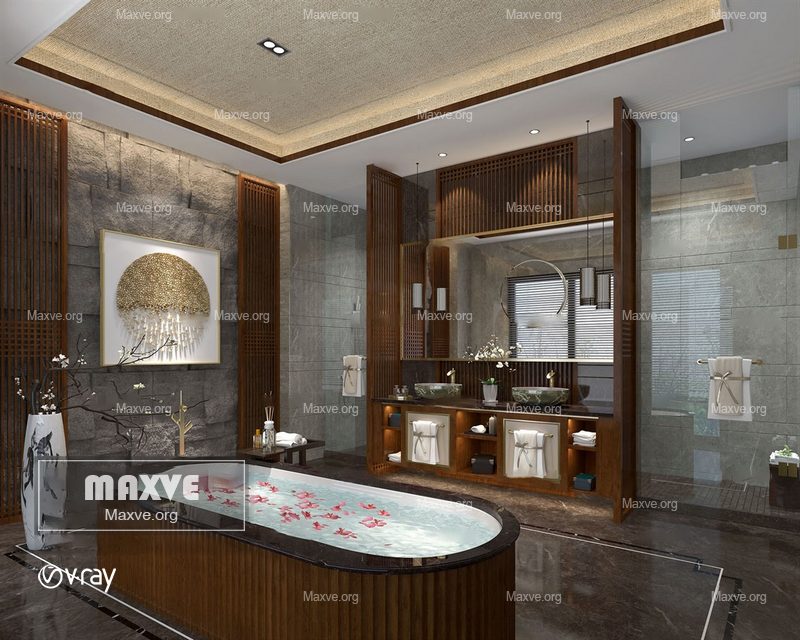 Bathroom scene 943 - Image 1