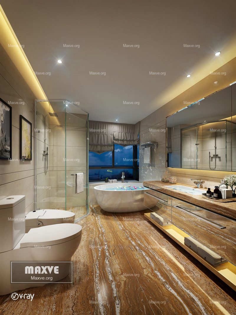 Bathroom scene 946 - Image 1