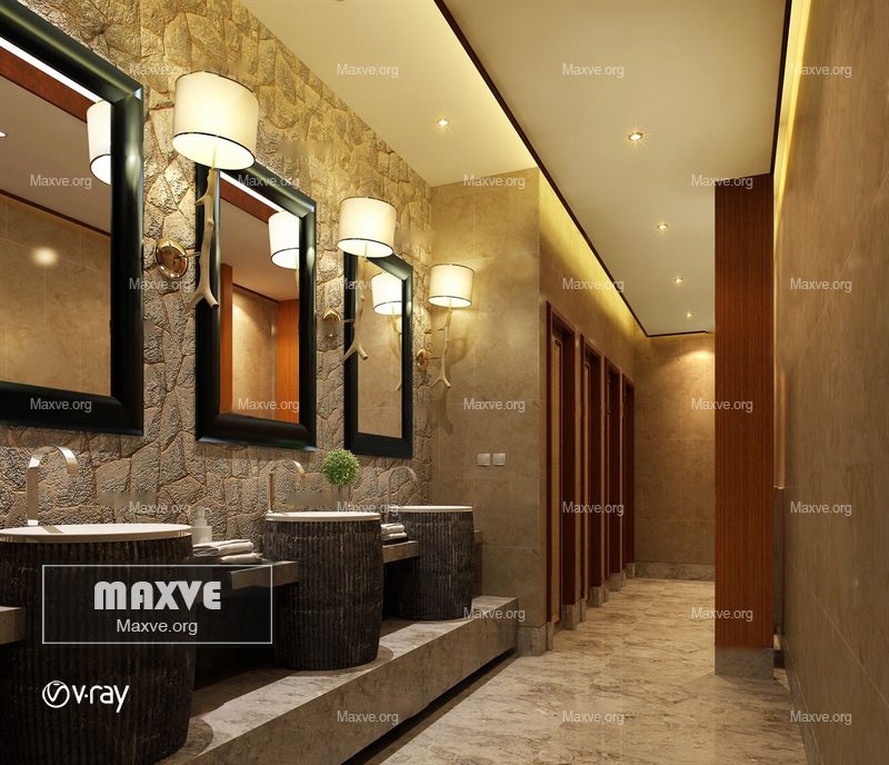 Bathroom scene 950 - Image 1