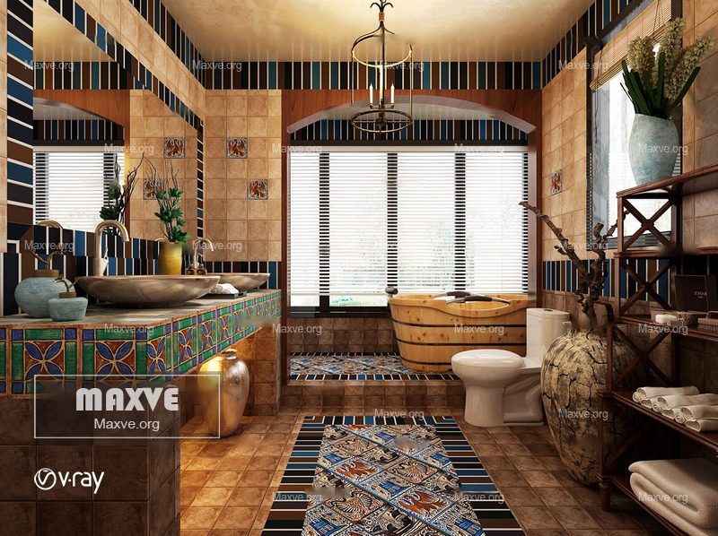 Bathroom scene 951 - Image 1