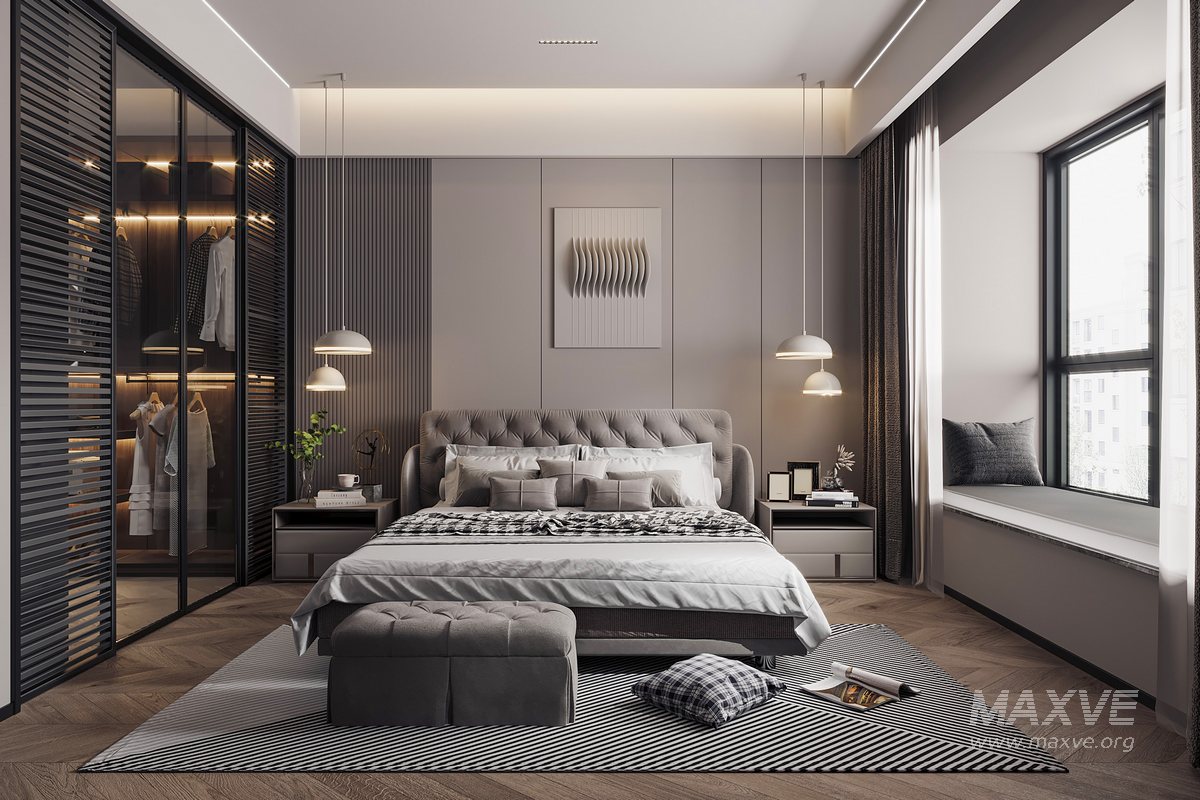 Modern bedroom - Image 1