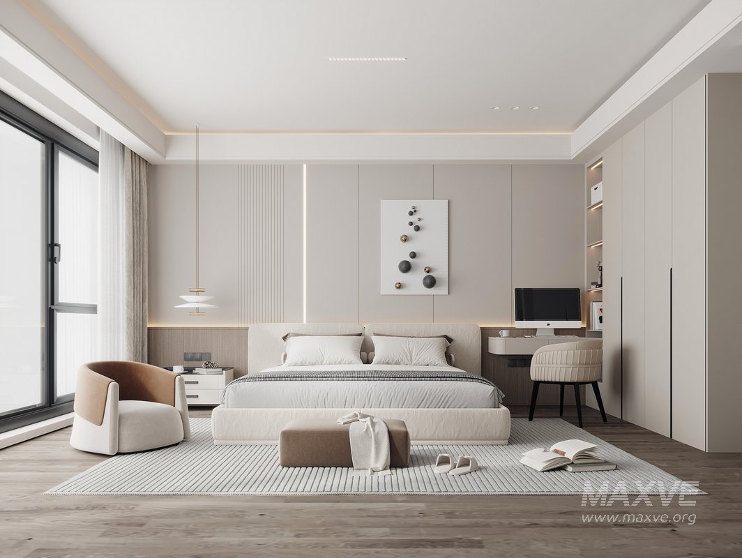 Modern bedroom - Image 1