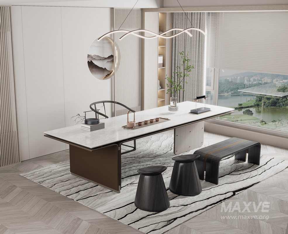 Modern tables and chairs - Image 1