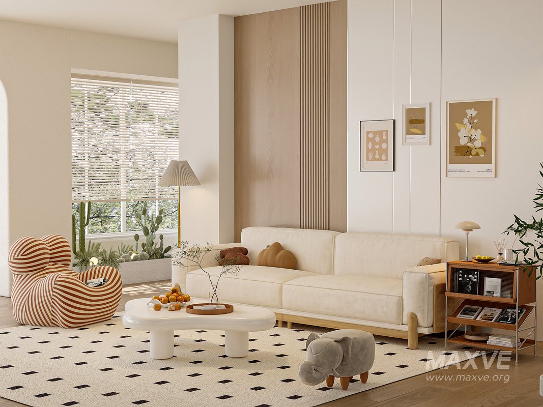 Modern sofa and coffee table combination - Image 1