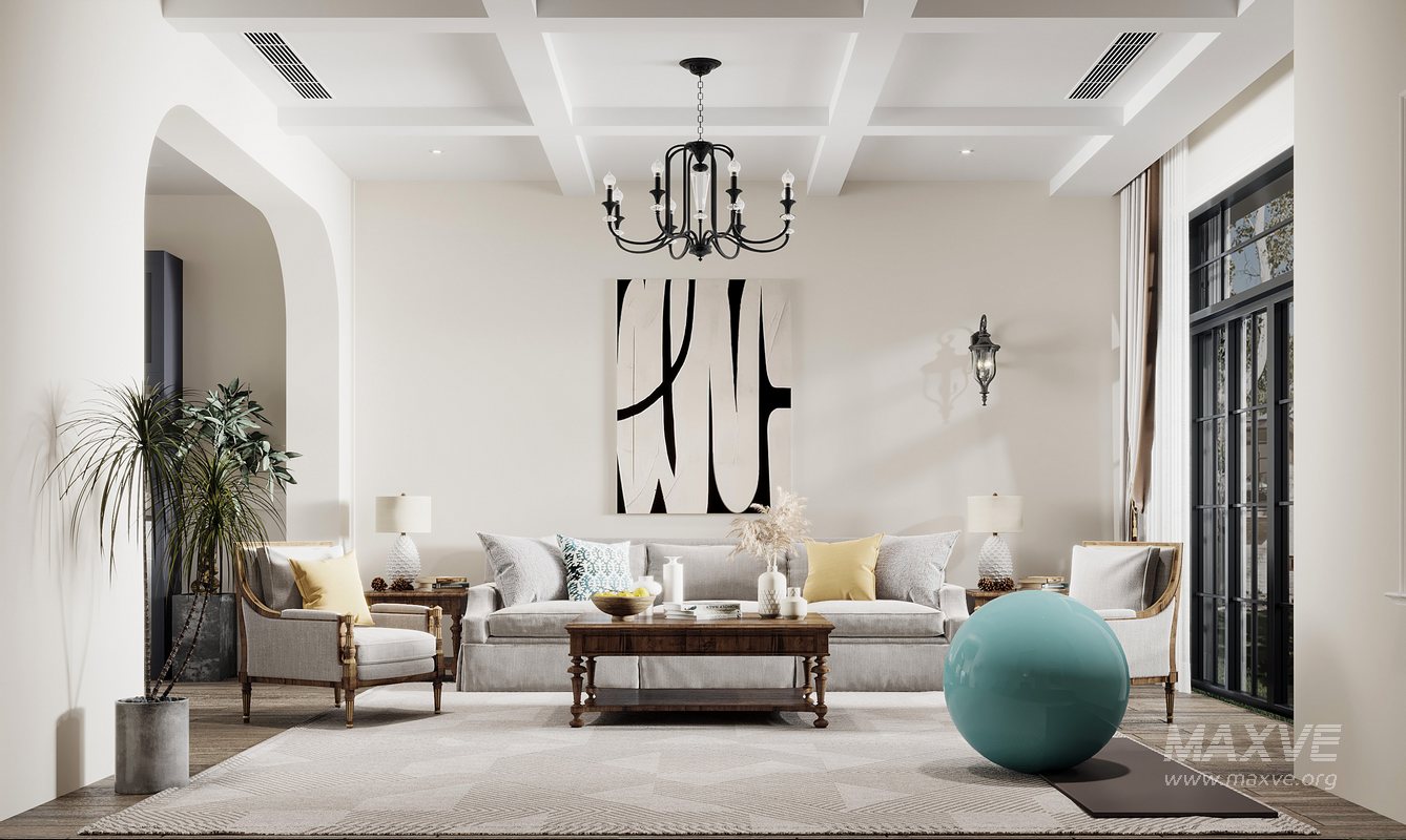 American style living room - Image 1