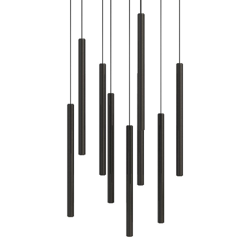 Contec development CANALIS 9 Mini Pendant Lighting White - Image 1