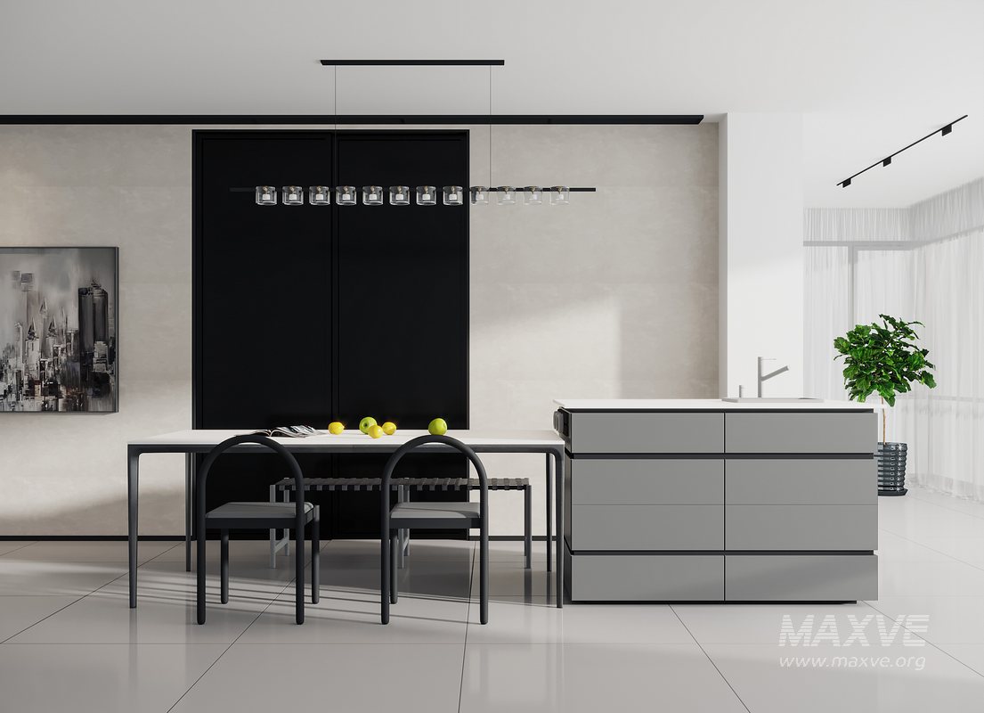 Modern table and chair - Image 1