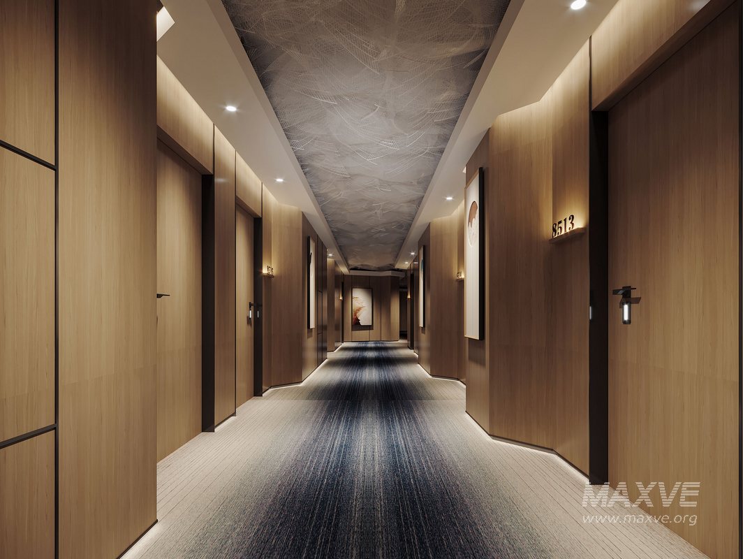 Hotel hallway - Image 1
