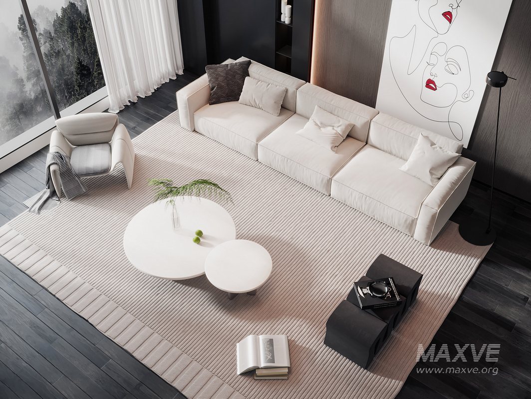 Modern sofa coffee table - Image 1