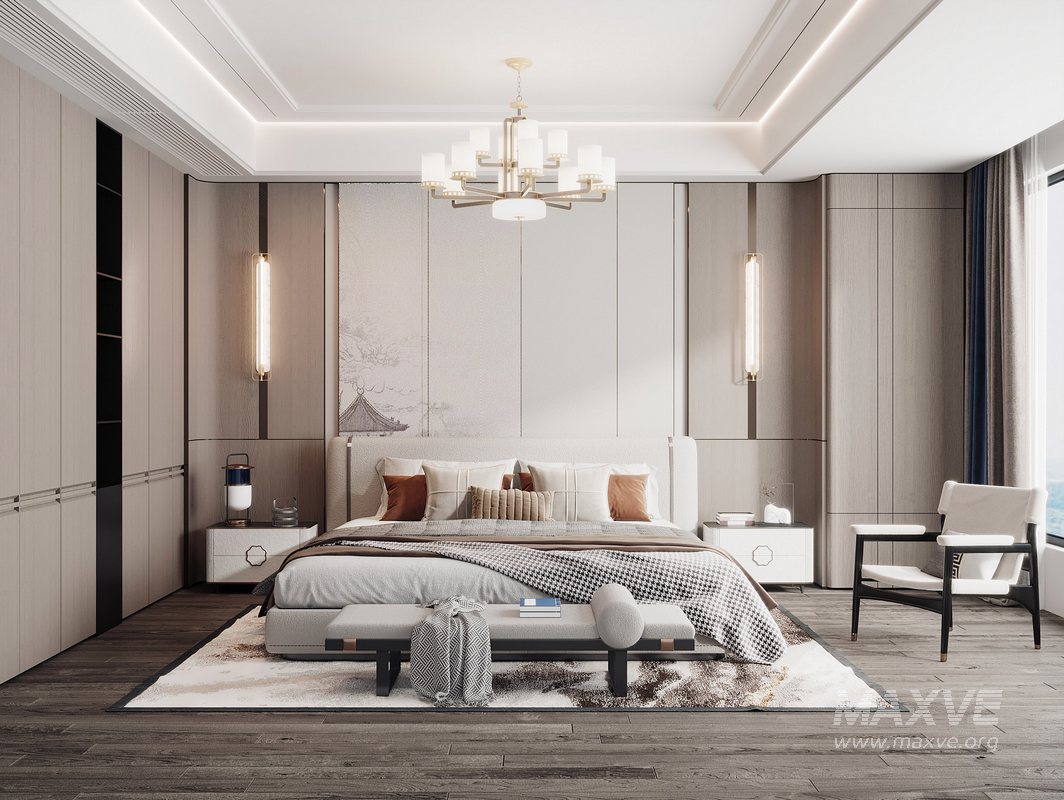 Modern bedroom - Image 1