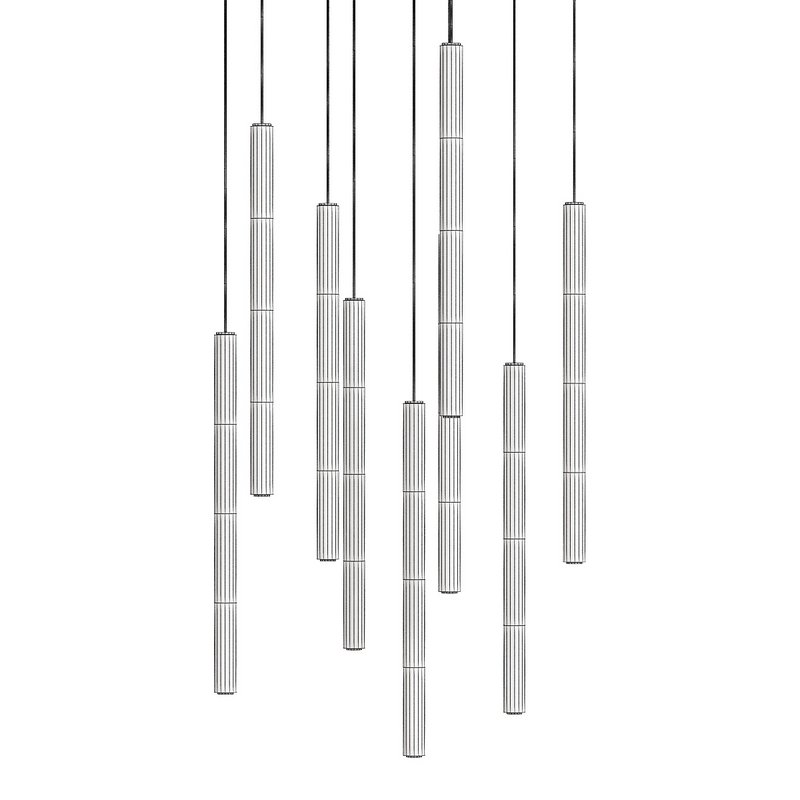 Contec development CANALIS 9 Mini Pendant Lighting White - Image 5