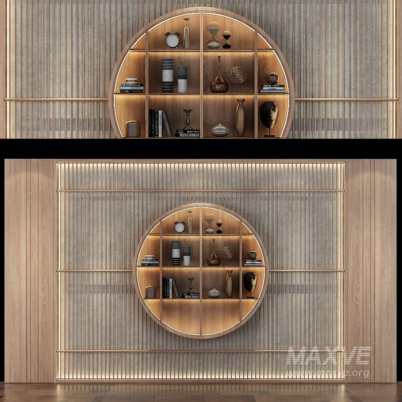 Cabinet with shelves set 312 - Image 1