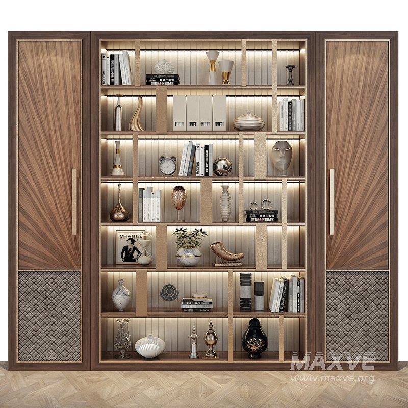 Cabinet with shelves set 317 - Image 1