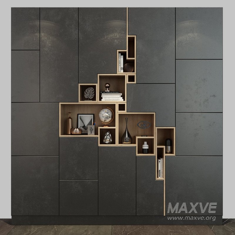 Cabinet with shelves set 122 - Image 1