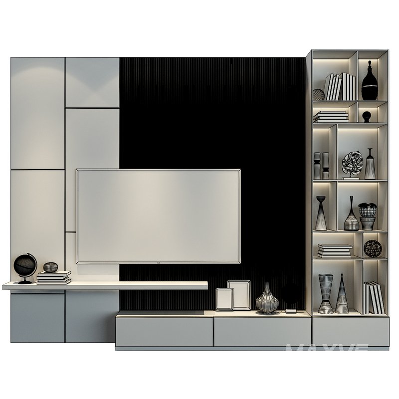 TV wall set 0201 - Image 2