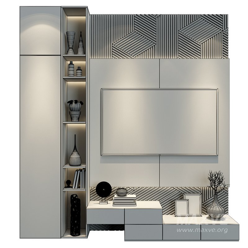 TV wall set 0205 - Image 2