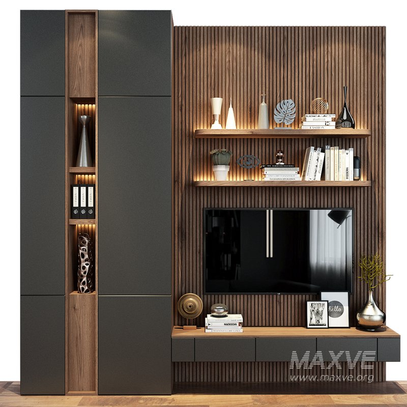 TV wall set 0207 - Image 1