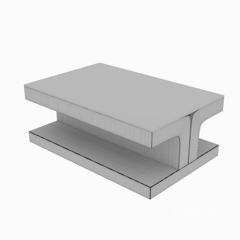 Contemporary Red Leather Coffee Table With Glass Table Top - Image 2