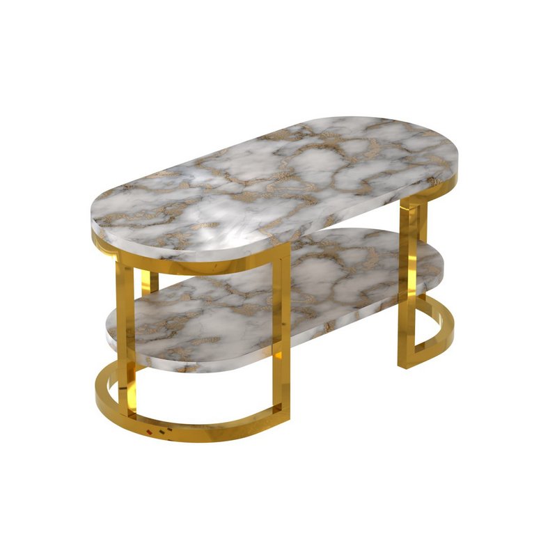 Brown Art SHOPPEE Coffee Table - Image 1