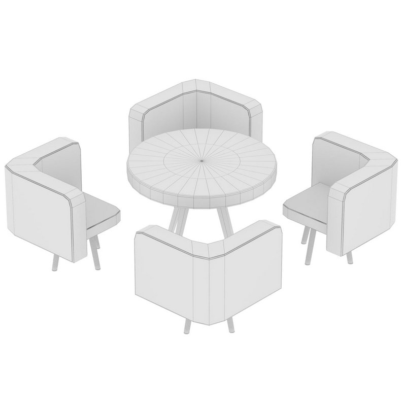 Dining Table Set  Piece - Image 2