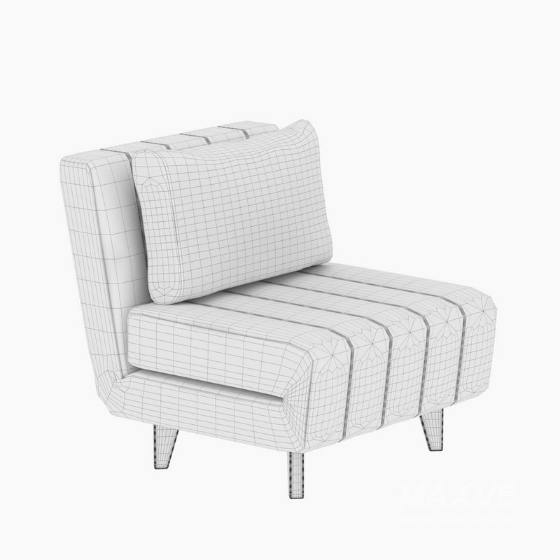New London Upholstered Accent Chair - Image 3