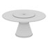 Modern Marble Dining Table Round Dining Table with Lazy Susan - Thumbnail 2